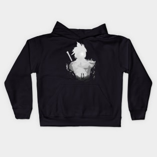 Another Reunion Grey V.:Final fantasy 7 remake Kids Hoodie